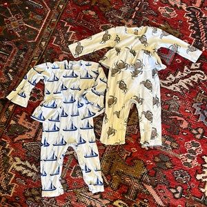 {Kate Quinn} 18-24mo Set of 2 Organic Cotton Rompers
